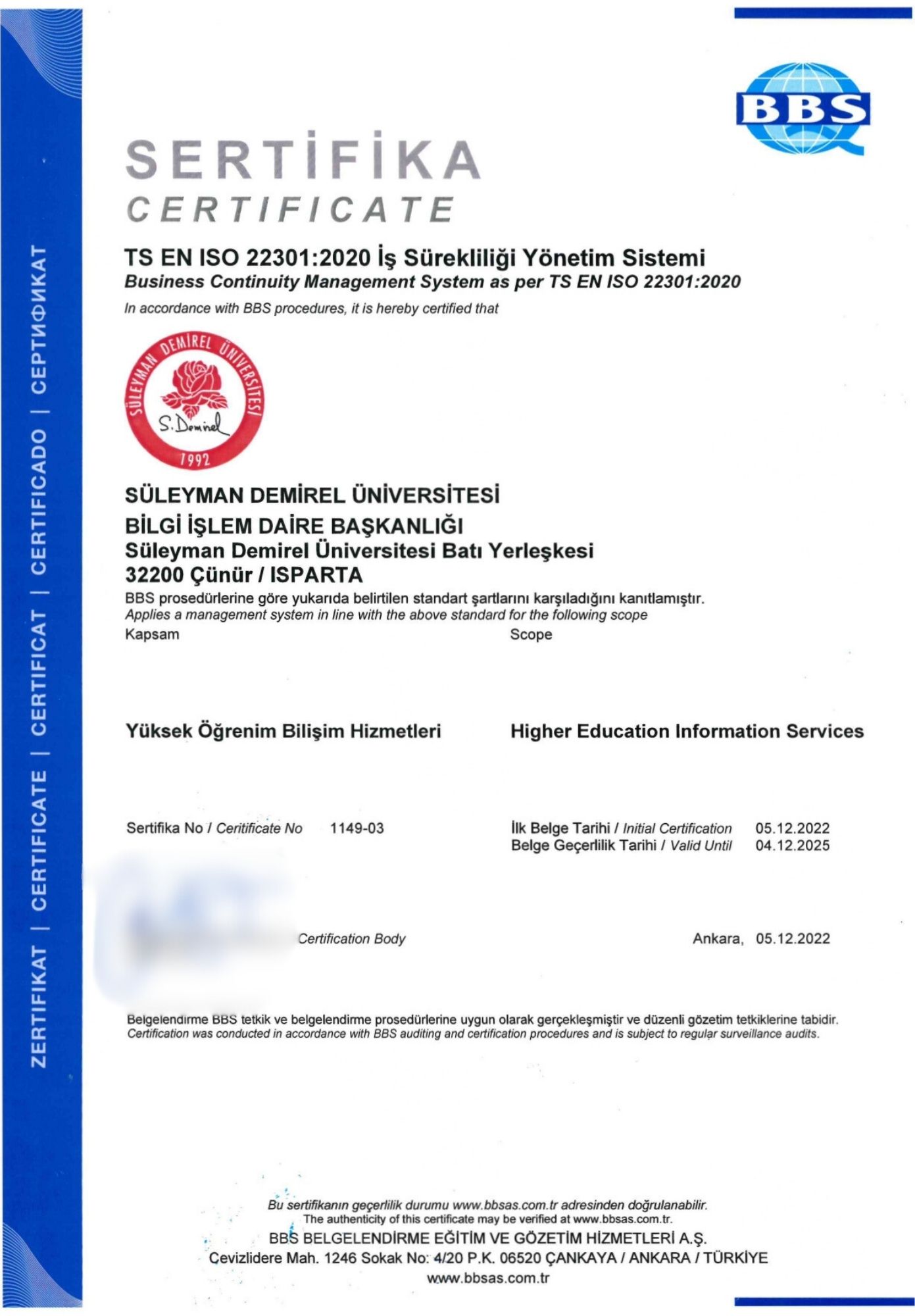 ISO 22301 ISYS