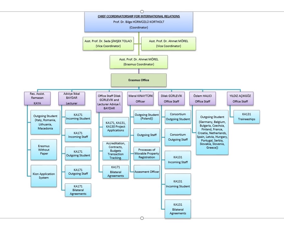 Organization Chart - Instıtutıonal Erasmus Offıce - Suleyman Demirel ...